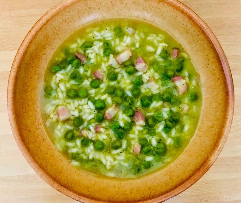 Risi e Bisi - Rice with Green Peas and Pancetta - MyPinchofItaly.co.uk