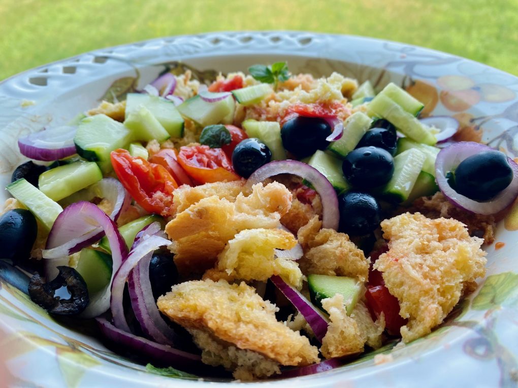panzanella, tuscan bread salad