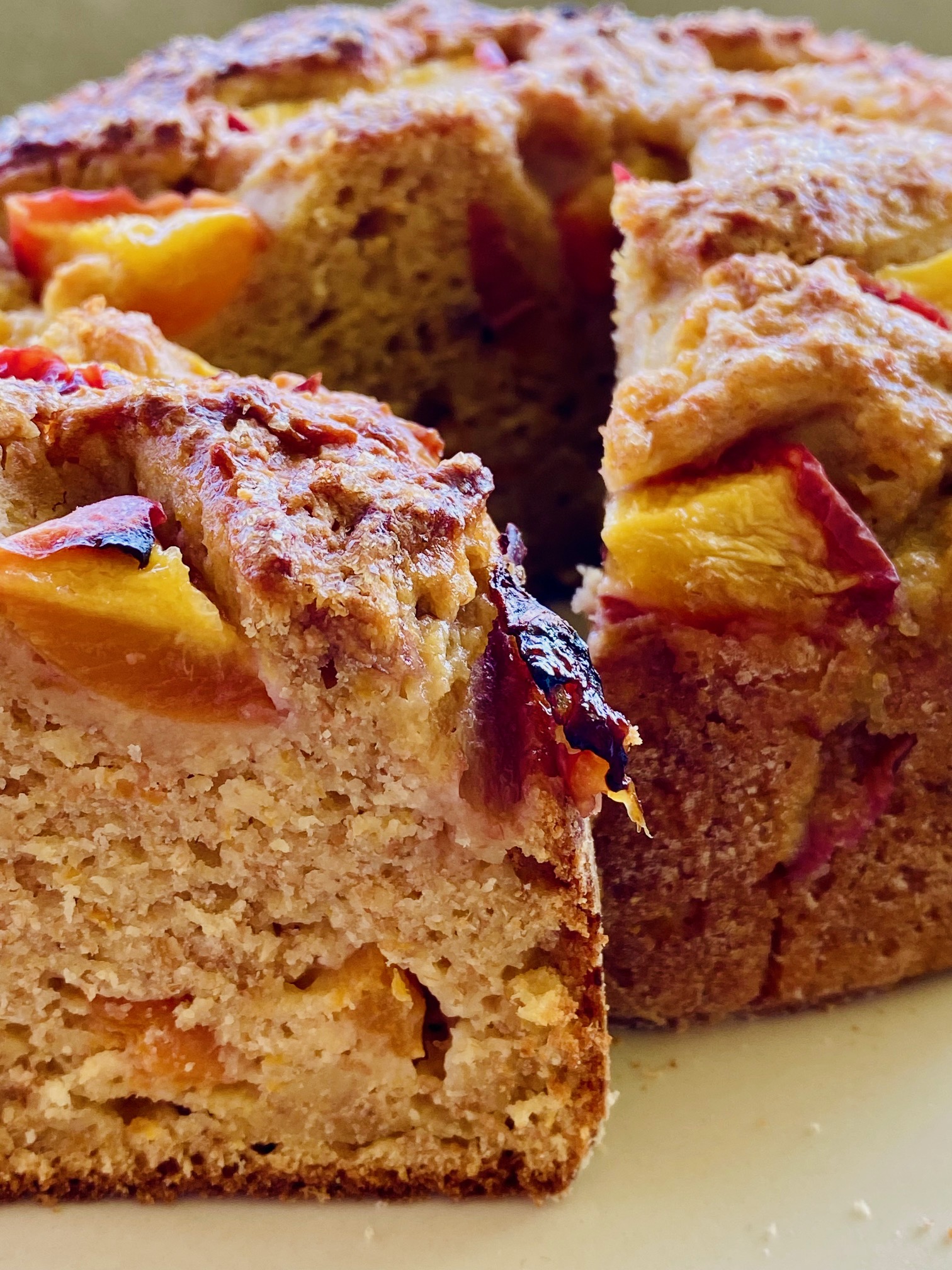 Rustic Peach & Ricotta Cake Rustic Peach & Ricotta Cake