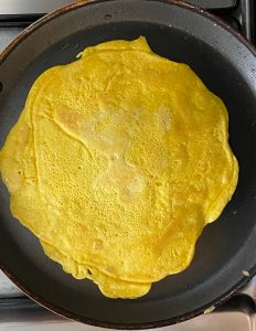 turmeric and chickpea flatbread